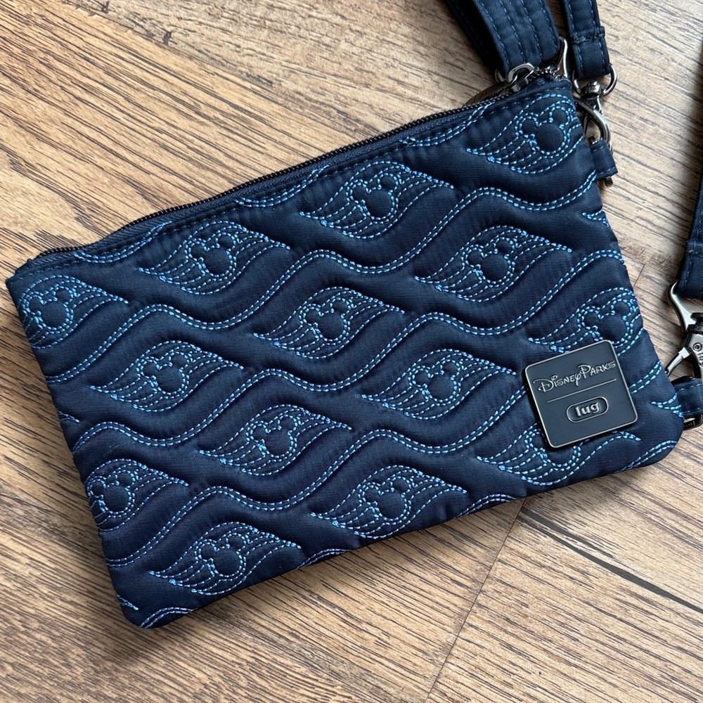 Disney Cruise Line Lug Quilted Wristlet and Crossbody